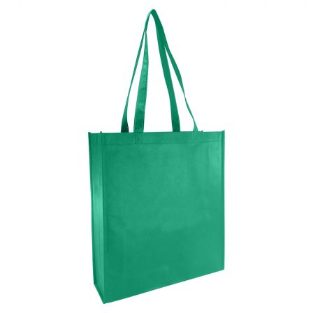 Bulk Promotional Non Woven Large Gusset Green Color Bag Online In Perth Australia