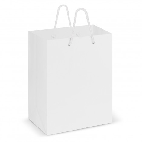 Custom White Laminated Carry Bags