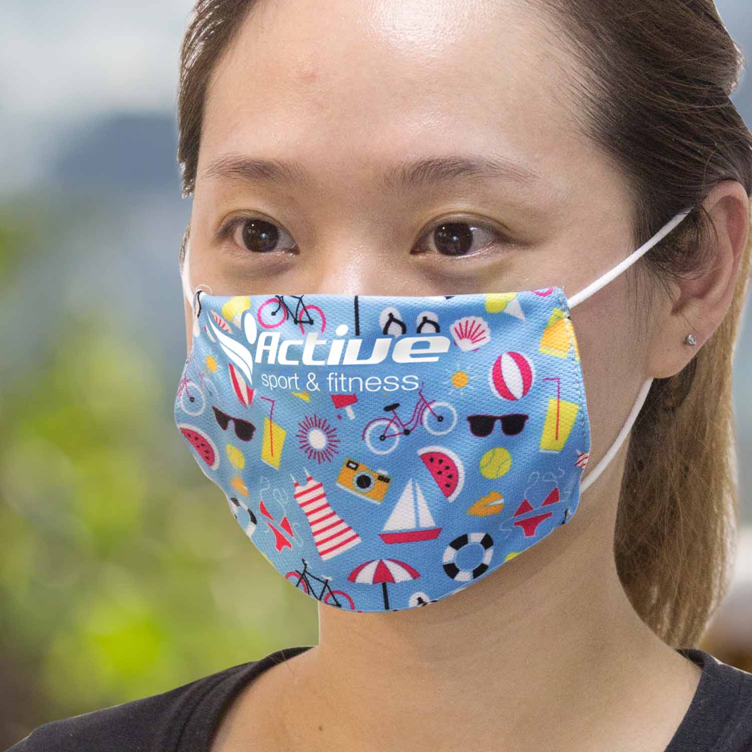 Promotional Small Reusable Face Mask Full Colour Online In Perth