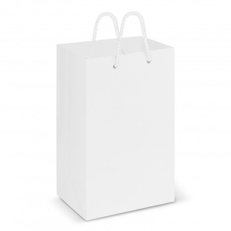 Printed Small White Laminated Carry Bags Perth