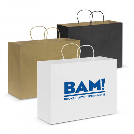 Personalised Extra Large Paper Carry Bags Perth