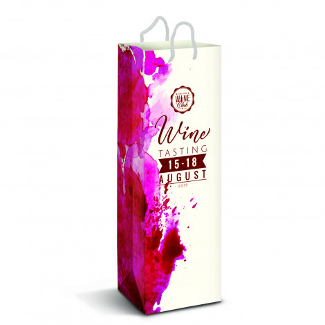 Custom Printed Paper Wine Bags in Perth