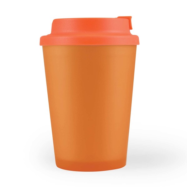  Custom Design Aroma Coffee Cup Comfort Lid Plain Orange Plastic Mugs Online In Perth Australia 