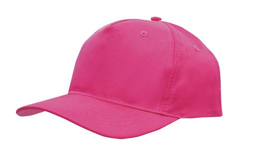 Custom Design Breathable Poly Twill Hot Pink Caps 10  Online In Perth Australia