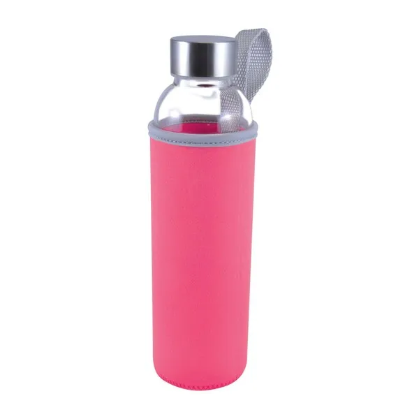 Custom Design Capri Glass Neoprene Sleeve Pink Drink Bottle Online In Perth Australia