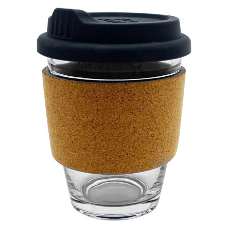  Custom Design Carlo Glass Coffee Cup Cork Black Glass Mugs Online In Perth Australia 