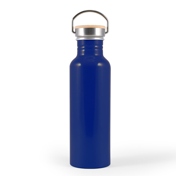 Custom Design Chat Recycled Aluminium Drink Navy Blue Stainless Bottle Online In Perth Australia