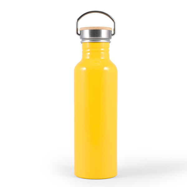 Custom Design Chat Recycled Aluminium Drink Yellow Stainless Bottle Online In Perth Australia