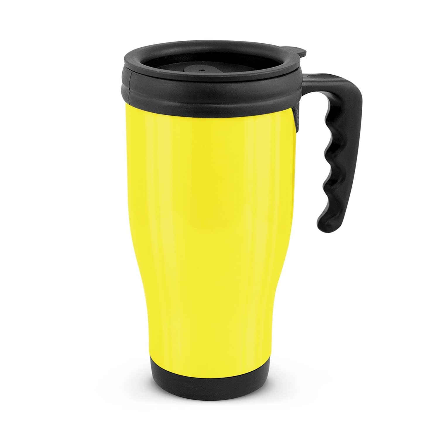 Custom Design Commuter Travel Yellow Stainless Mugs Online In Perth Australia