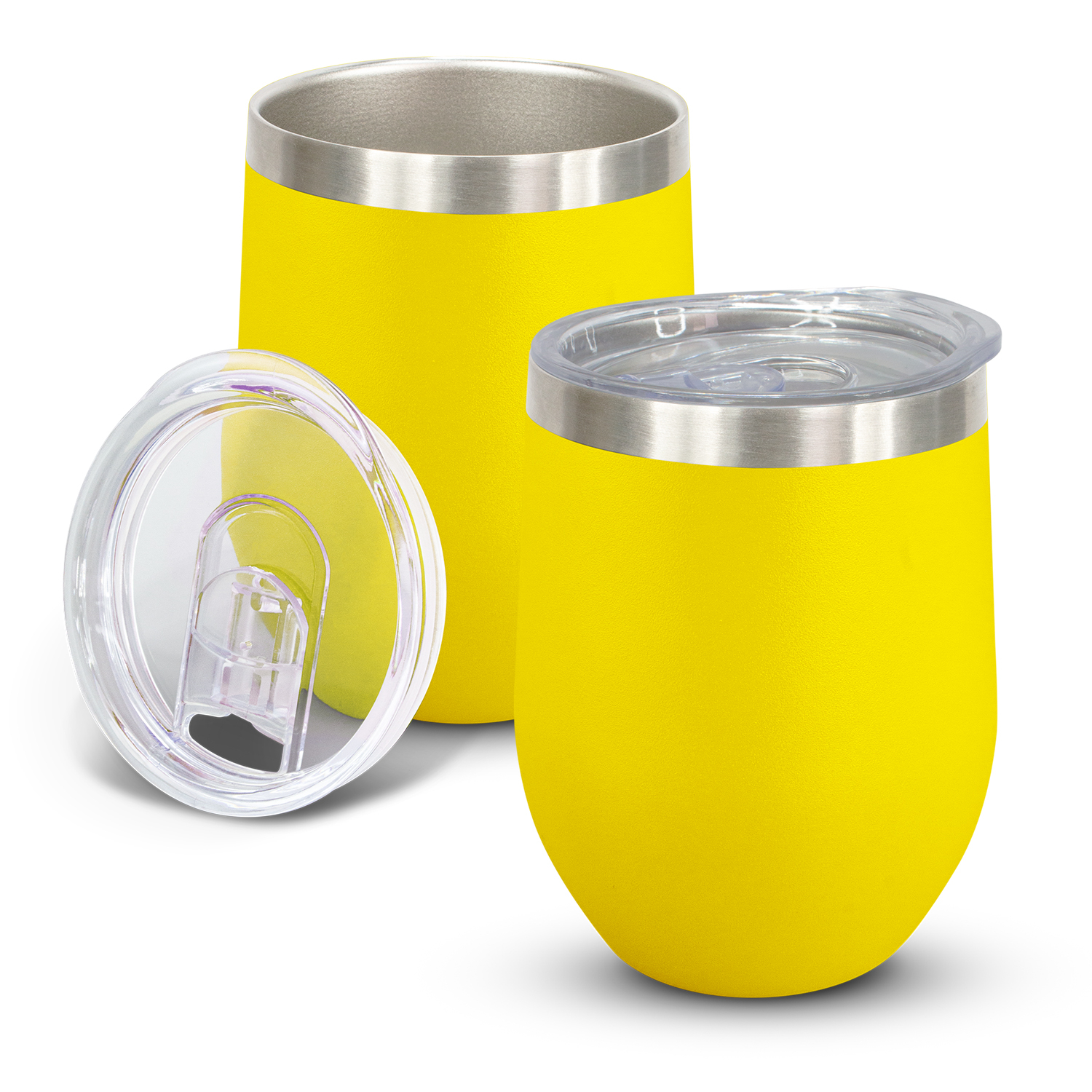 Custom Design Cordia Vacuum Cup Powder Coated Yellow Online In Perth Australia