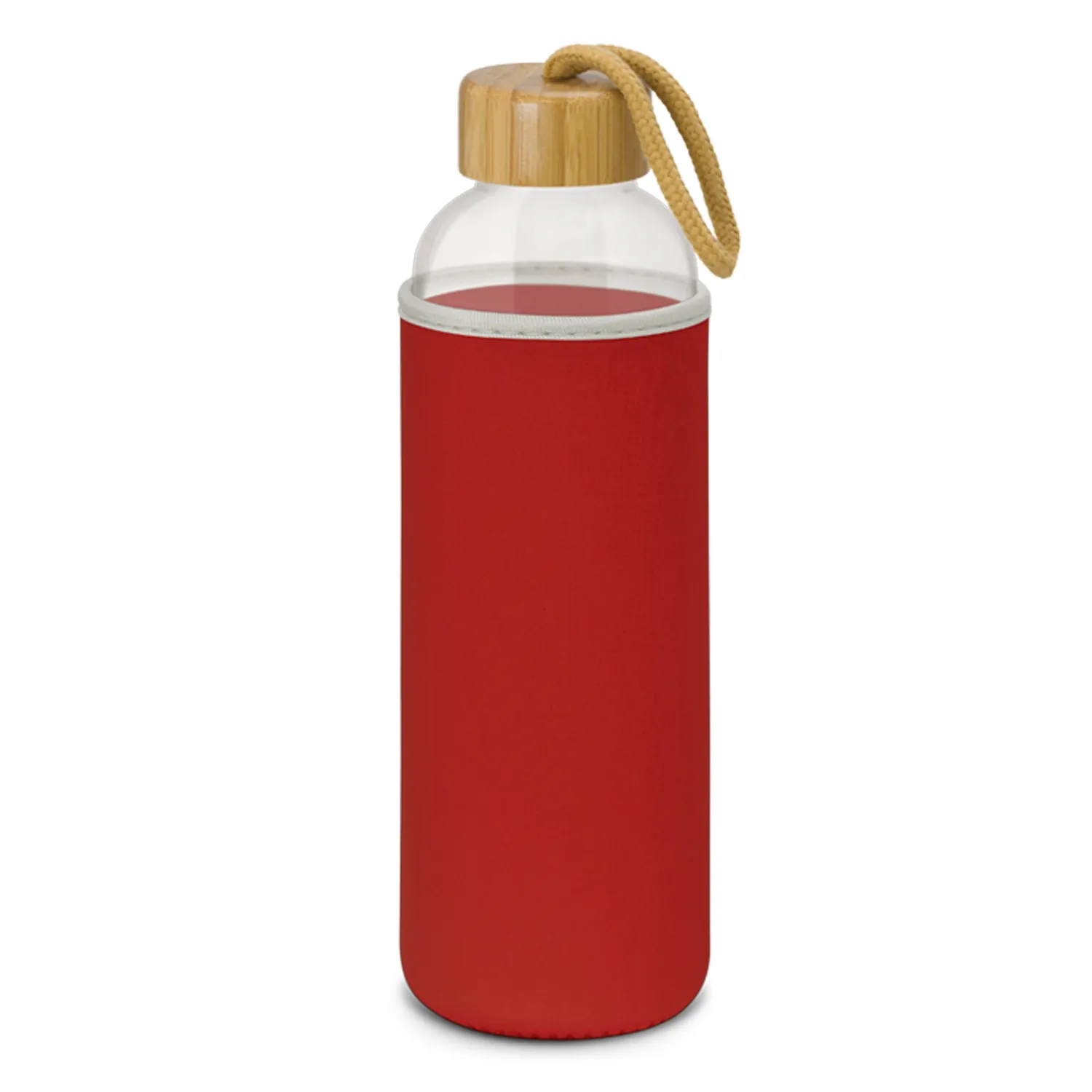 Custom Design Eden Glass Neoprene Sleeve Red Drink Bottle Online In Perth Australia