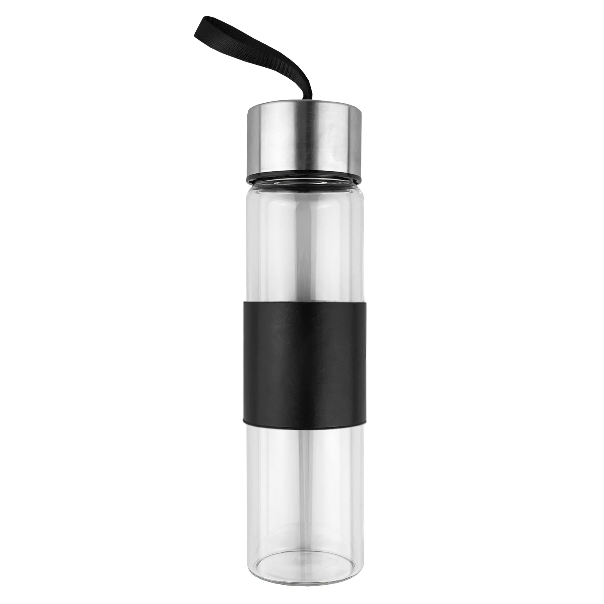 Custom Design Evoke Glass Black Drink Bottle Online In Perth Australia