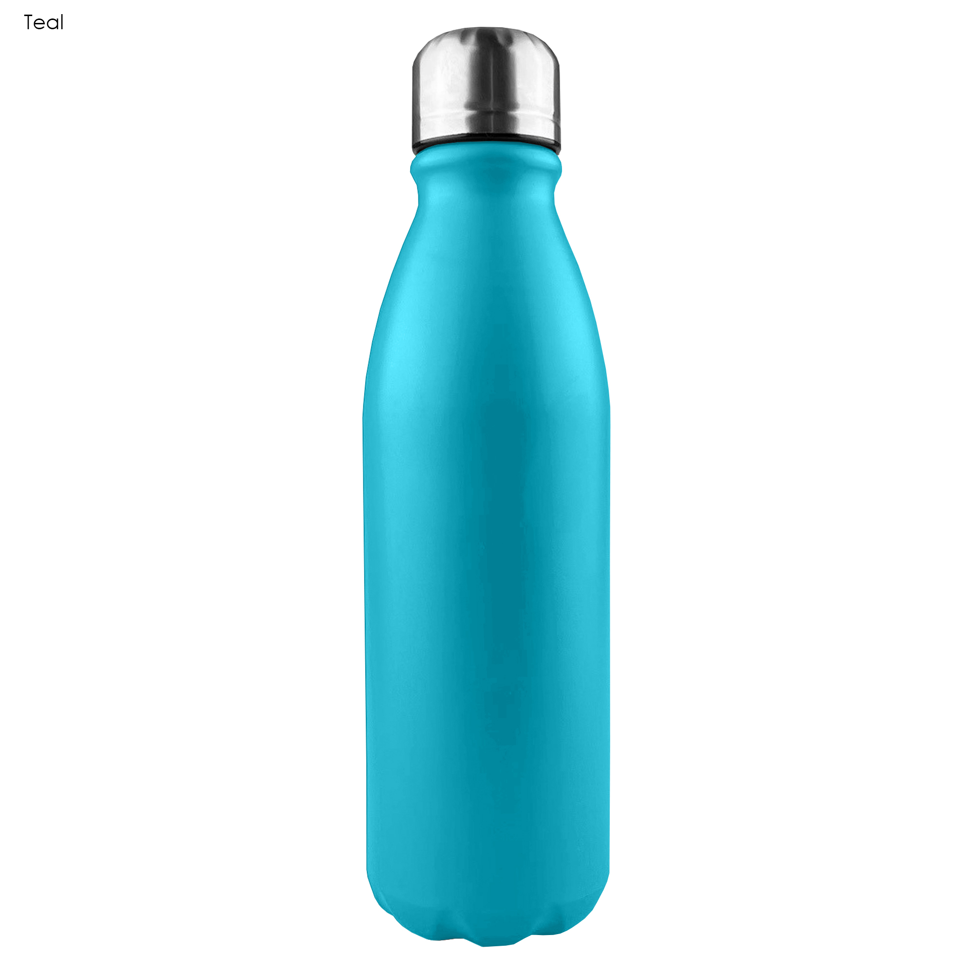 Custom Design Komo Shiny Aluminium Drink Single Wall Teal Stainless Bottle Online In Perth Australia