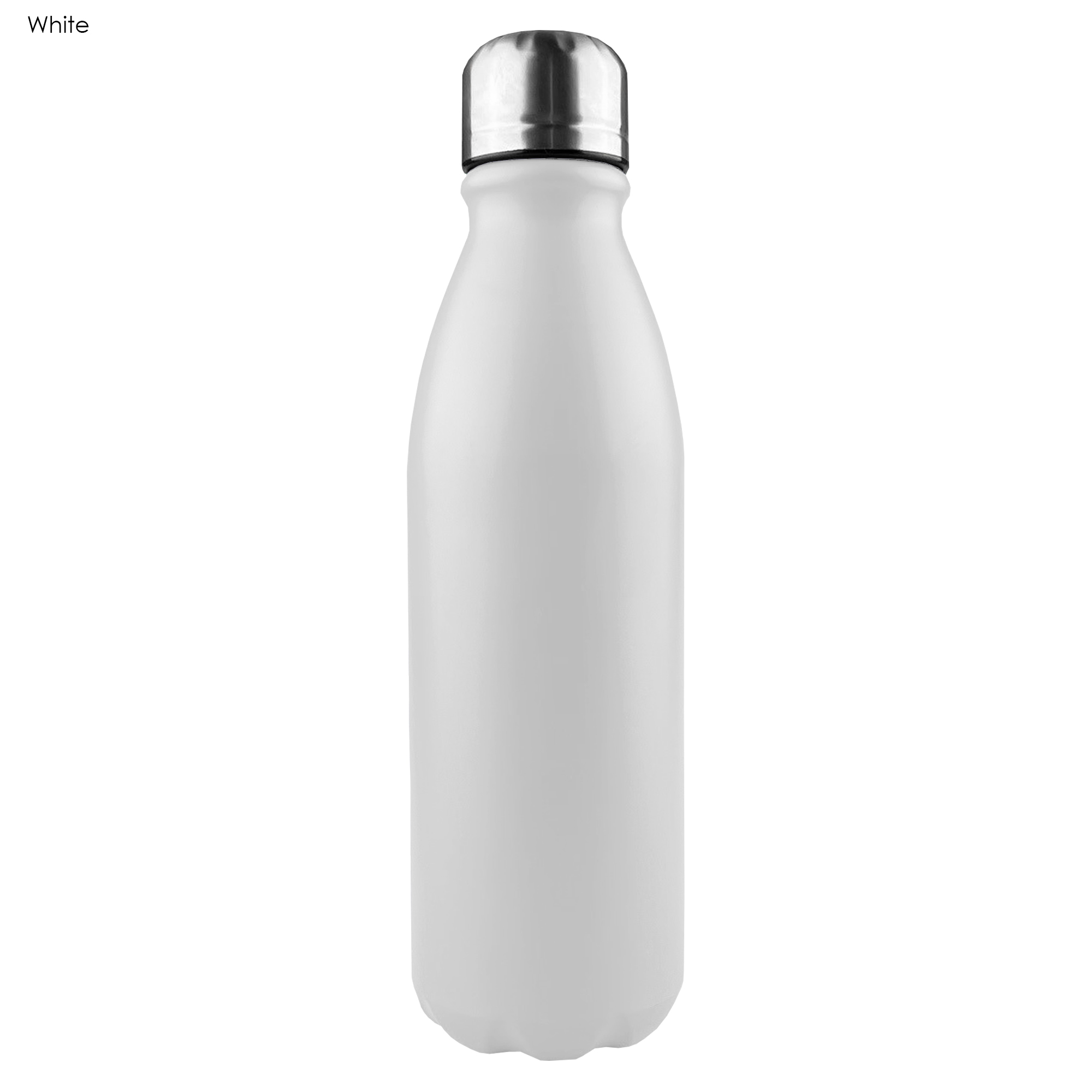 Custom Design Komo Shiny Aluminiuml Drink Single Wall White Stainless Bottle Online In Perth Australia