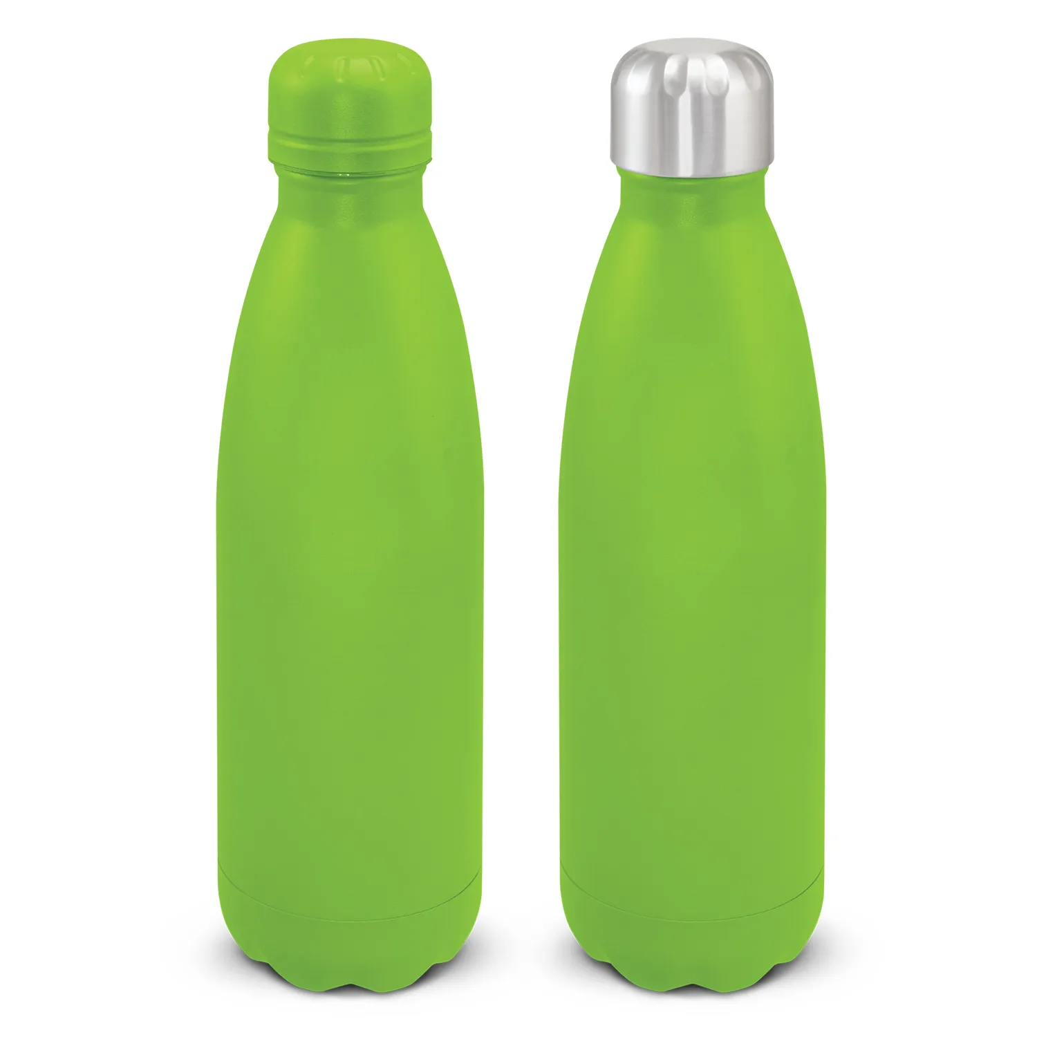 Custom Design Mirage Powder Coated Vacuum Bottle Bright Green Online In Perth Australia