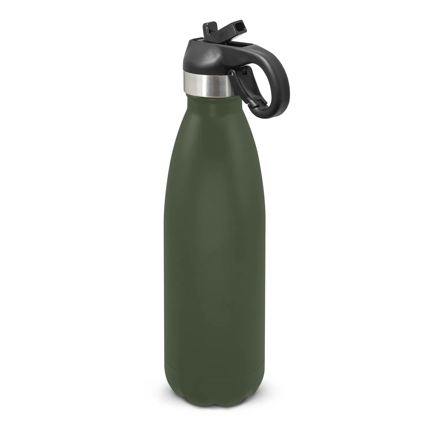 Custom Design Mirage Powder Coated Vacuum Bottle Flip Lid Olive Online In Perth Australia