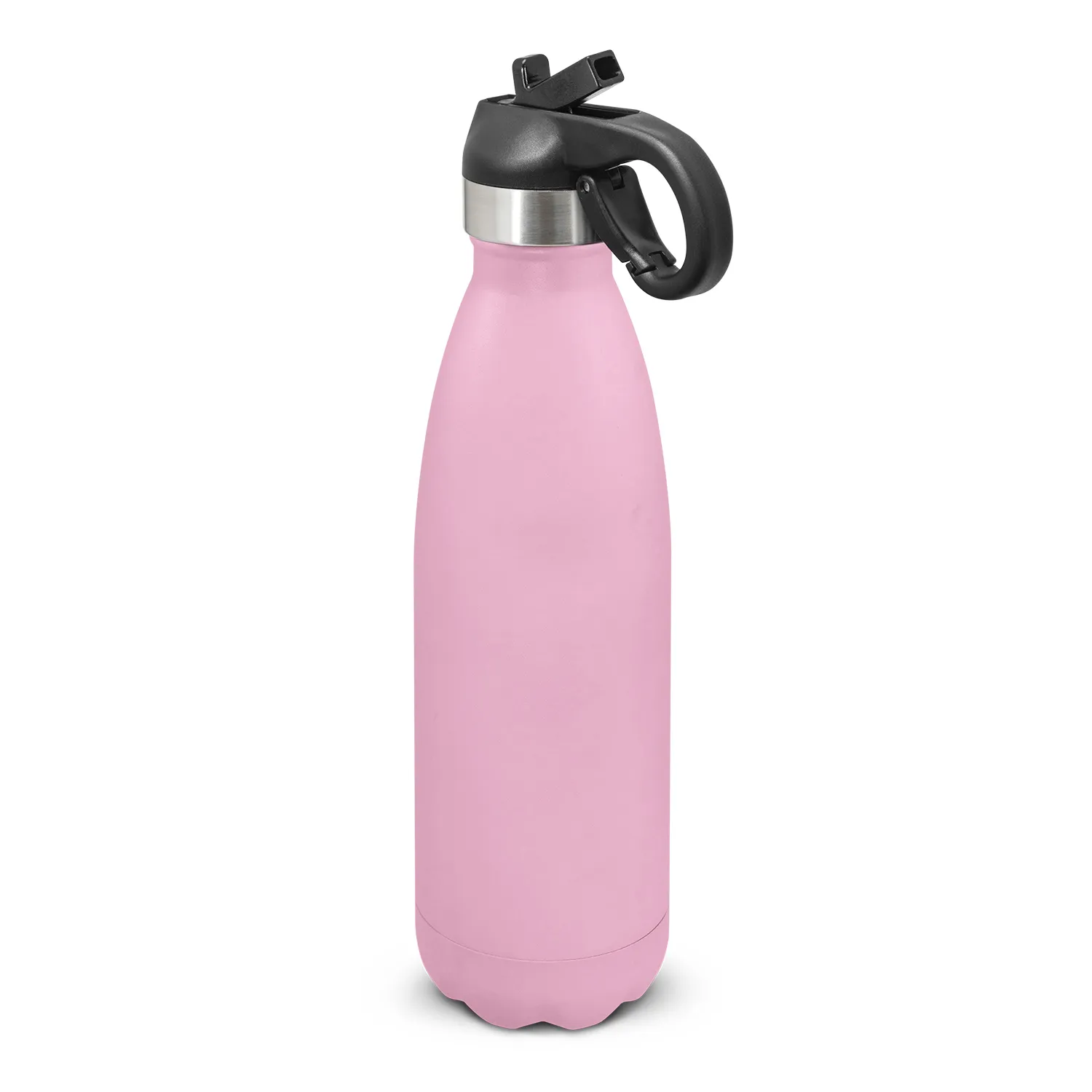 Custom Design Mirage Powder Coated Vacuum Bottle Flip Lid Pale Pink Online In Perth Australia