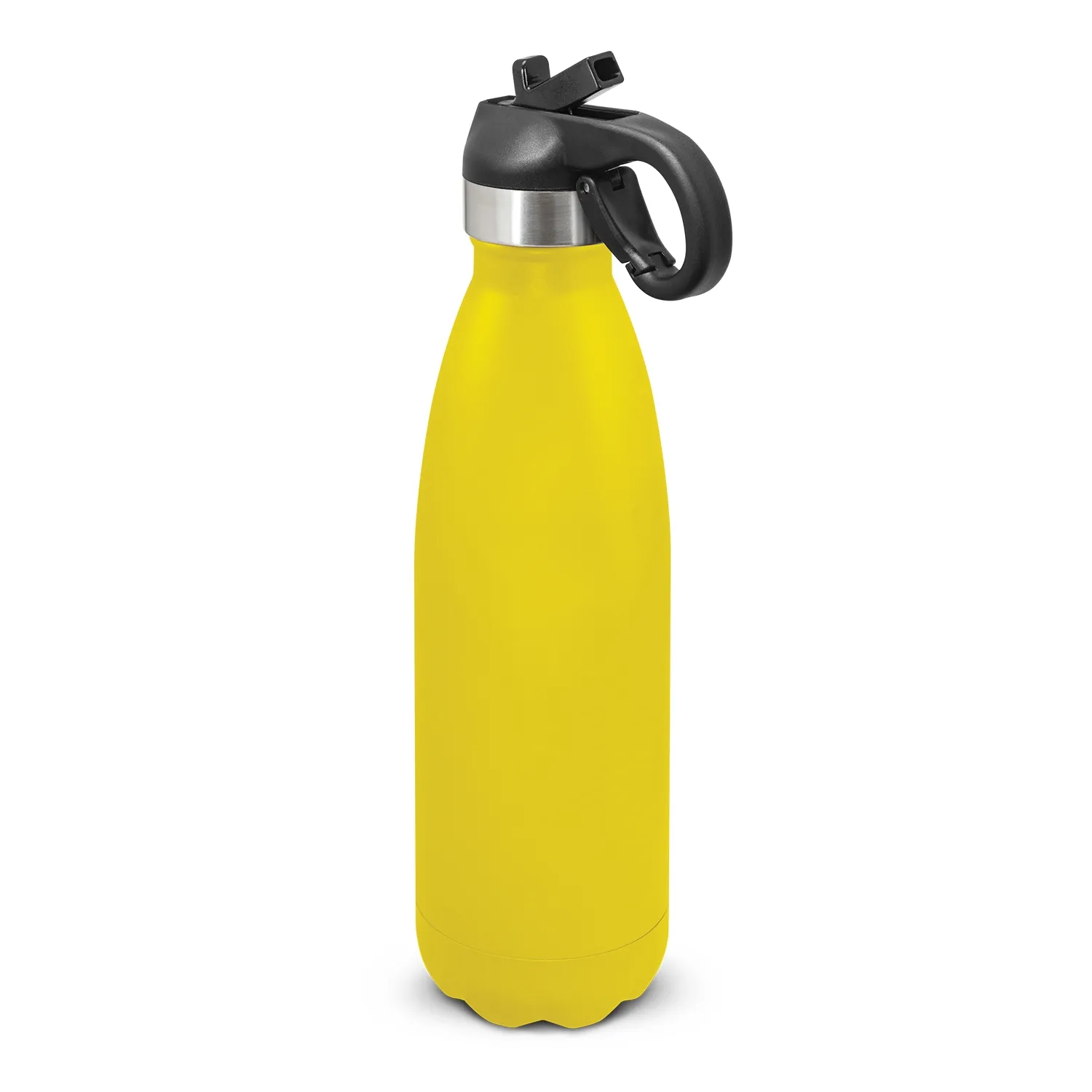 Custom Design Mirage Powder Coated Vacuum Bottle Flip Lid Yellow Online In Perth Australia