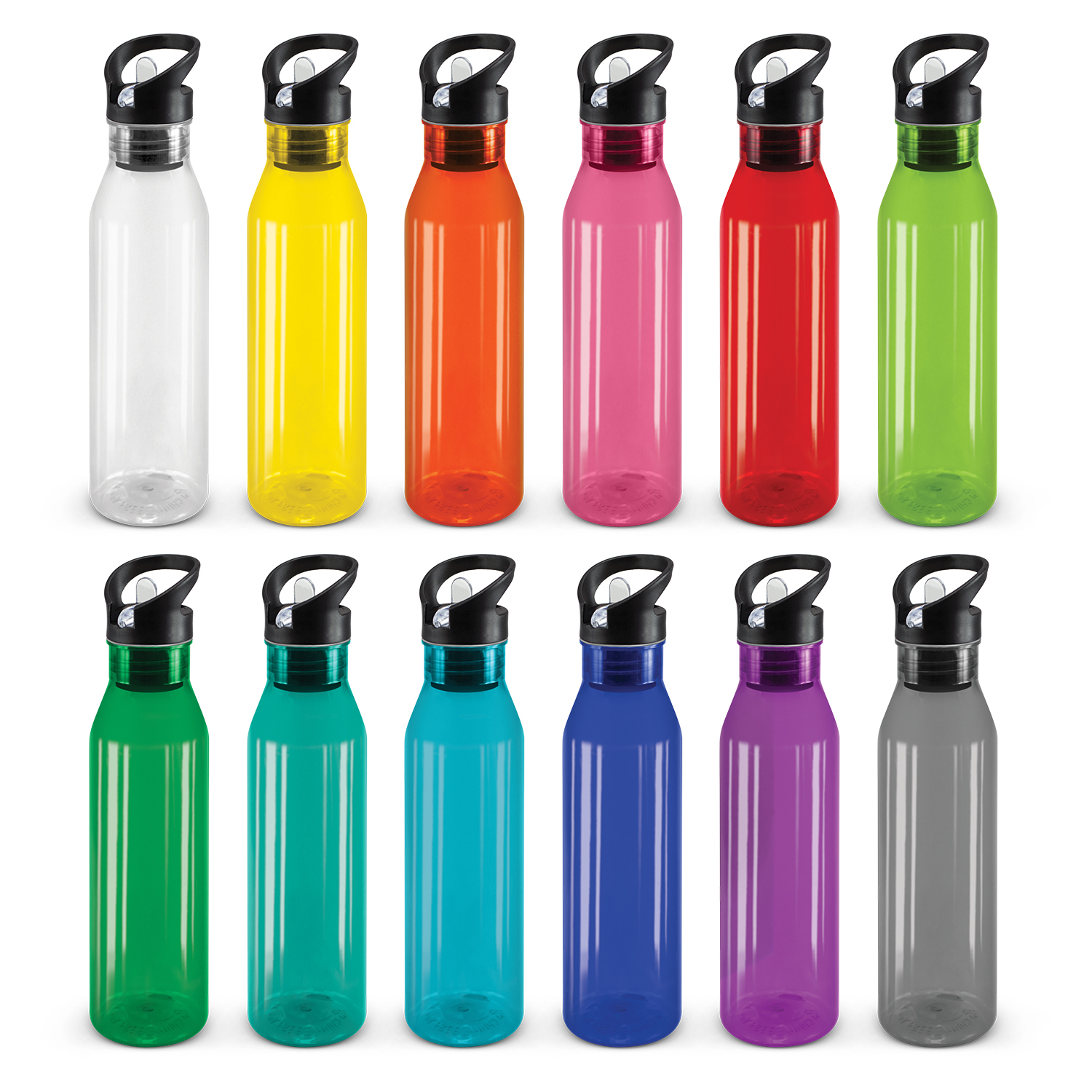 Custom Design Nomad Translucent Colour Range Plastic Bottle Online In Perth Australia