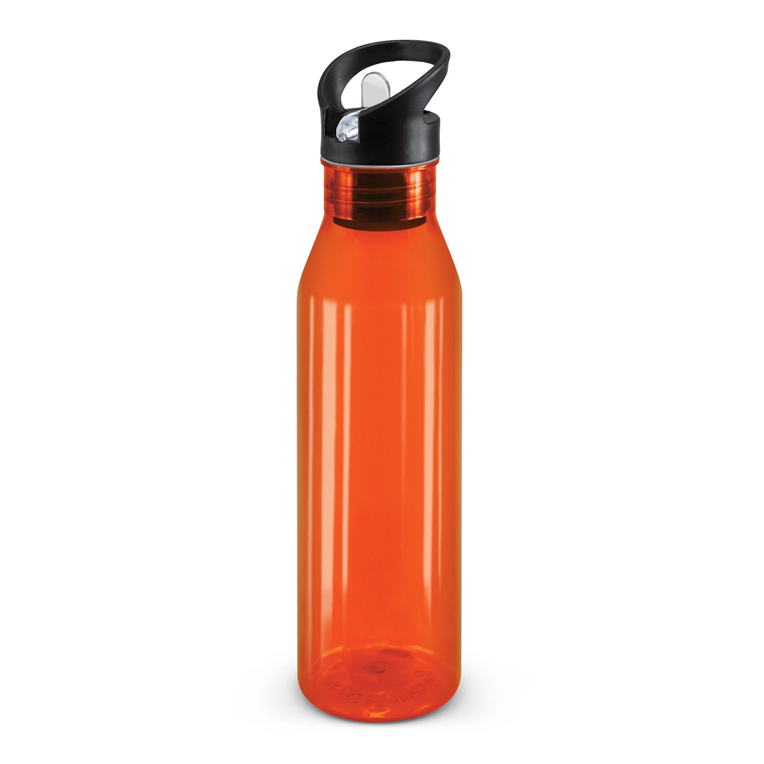 Custom Design Nomad Translucent Orange Plastic Bottle Online In Perth Australia