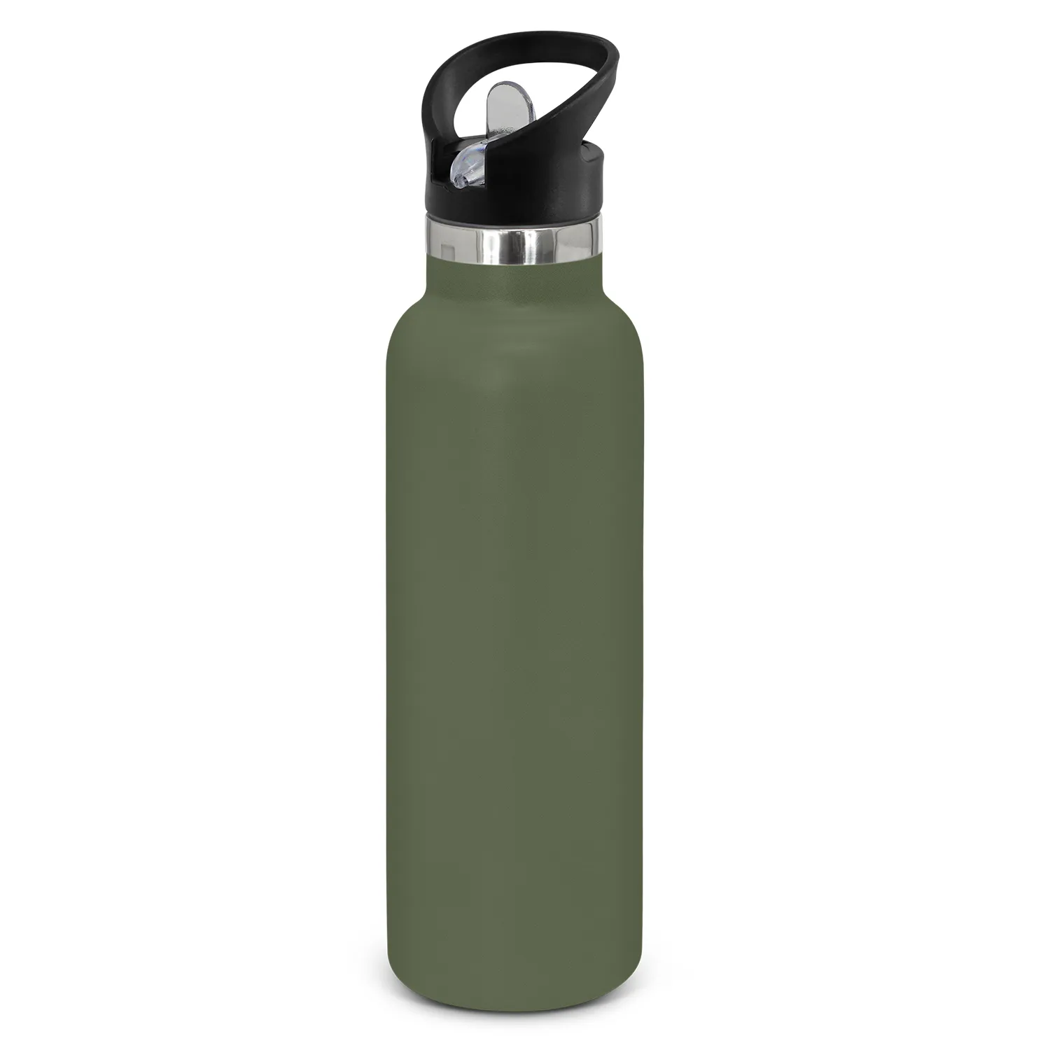 Custom Design Nomad Vacuum Bottle Powder Coated Olive Online In Perth Australia