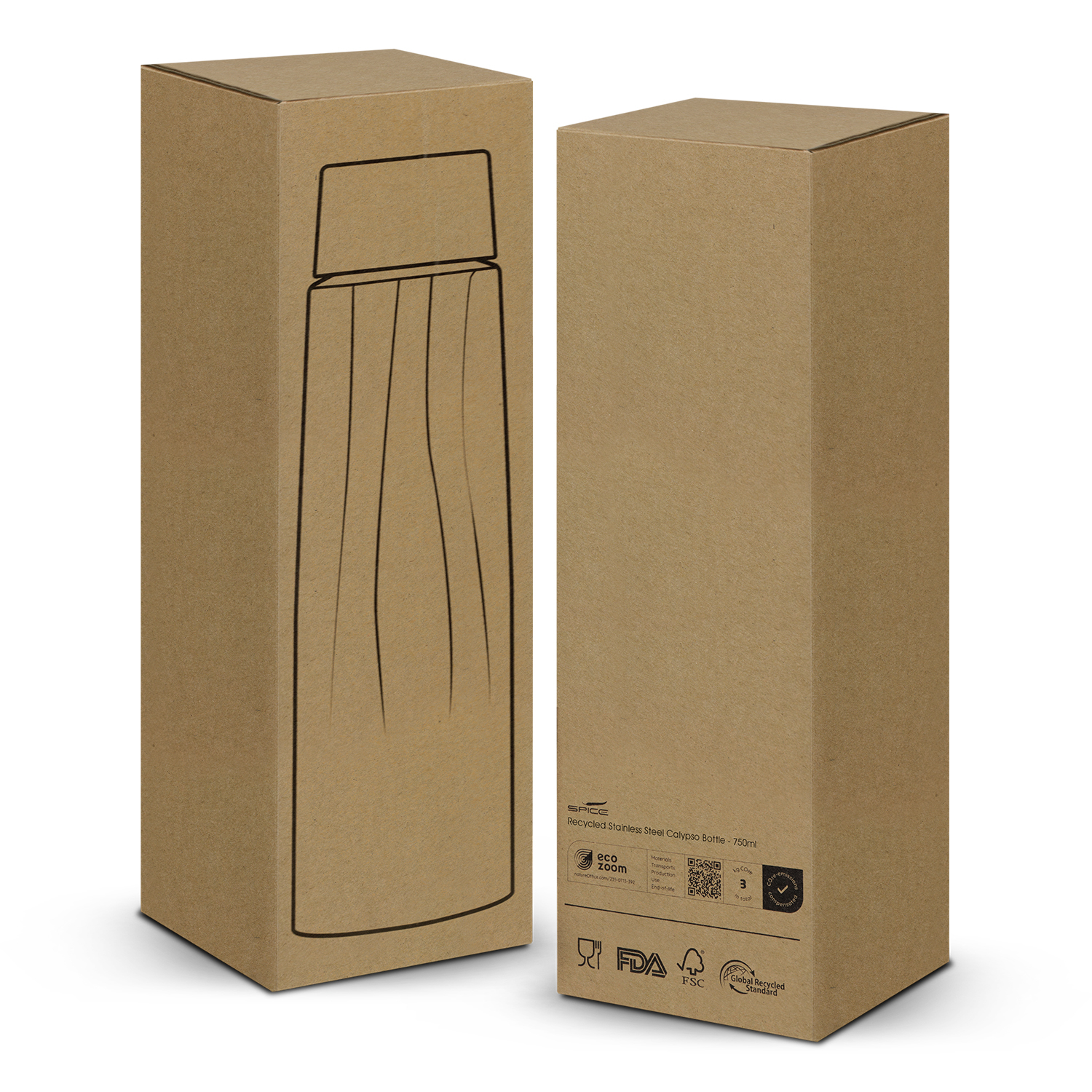 Custom Design Spice Calypso 750Ml Gift Box Insulated Bottles Online In Perth Australia