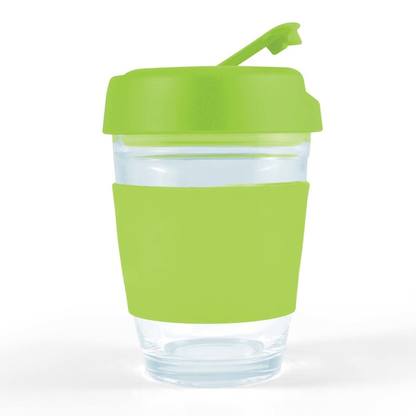  Custom Design Vienna Coffee Cup Flip Lid Light Green Glass Mugs Online In Perth Australia 