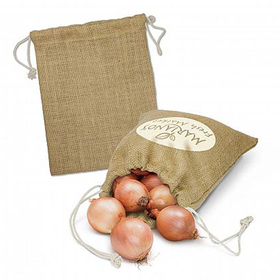 Custom Jute Produce Bag Medium and Promotional Jute Bags Perth - Mad ...