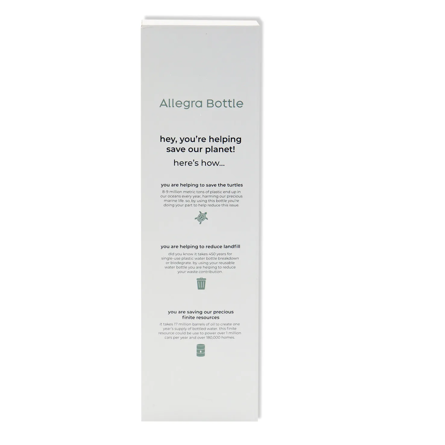 Custom Made Allegra 750Ml Bottle Unbranded Packaging Online In Perth Australia