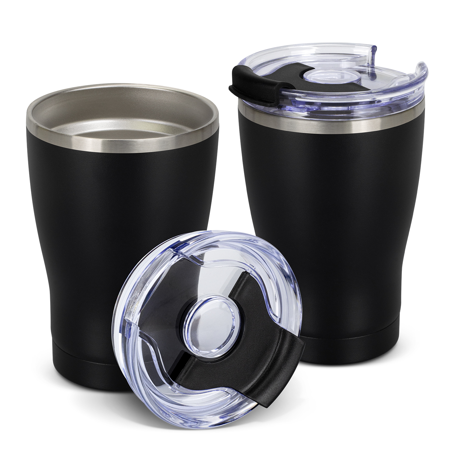 Custom Made Arc Vacuum Cup Black Insulated Mugs Online In Perth Australia