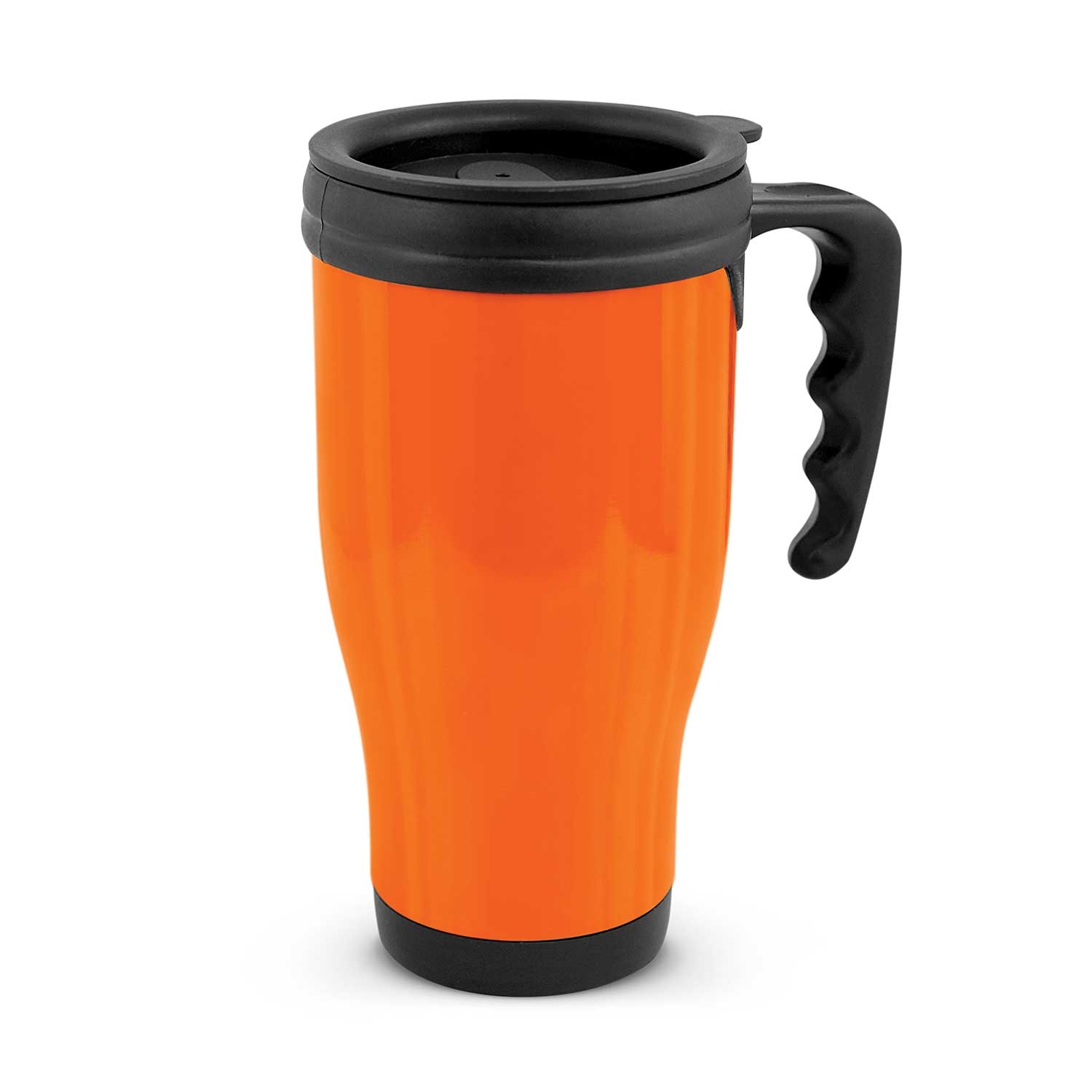 Custom Made Commuter Travel Orange Stainless Mugs Online In Perth Australia