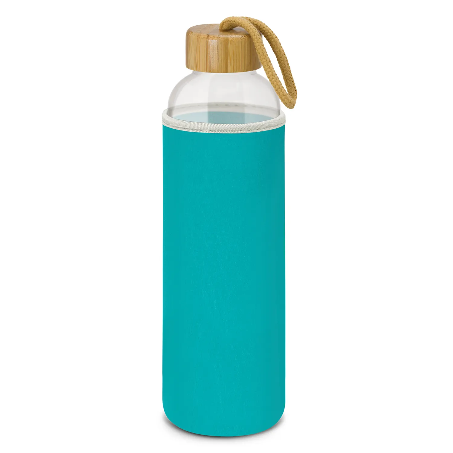 Custom Made Eden Glass Neoprene Sleeve Light Blue Drink Bottle Online In Perth Australia