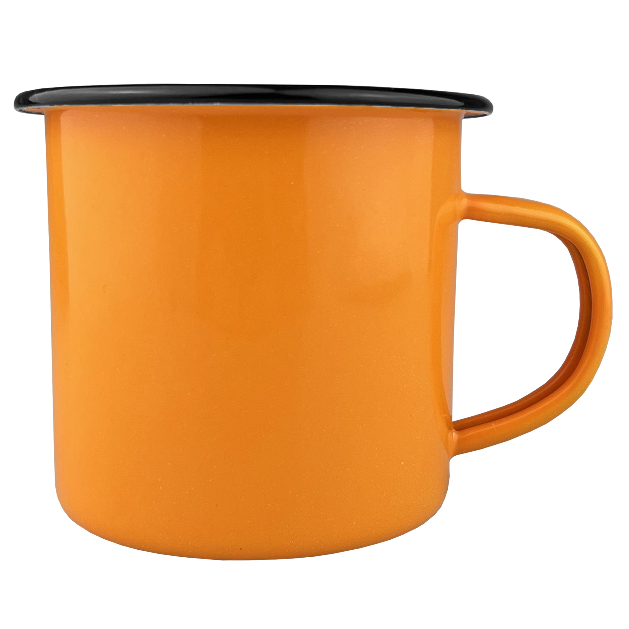 Custom Made Enamel Camper Orange Stainless Mugs Online In Perth Australia