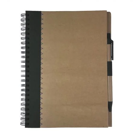 Custom Made Envi A5 Recycled Paper Notebook Black Online In Perth Australia