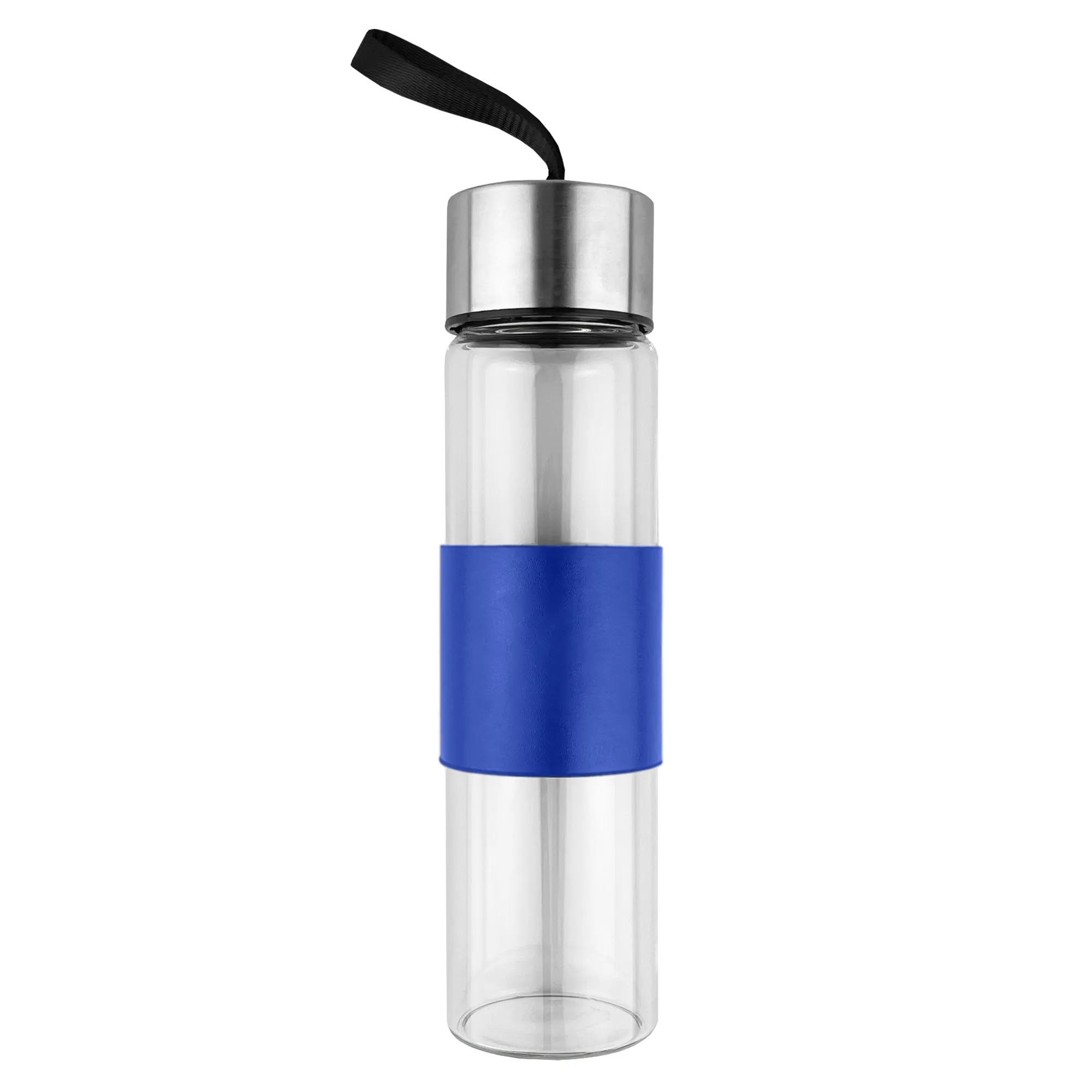 Custom Made Evoke Glass Blue Drink Bottle Online In Perth Australia