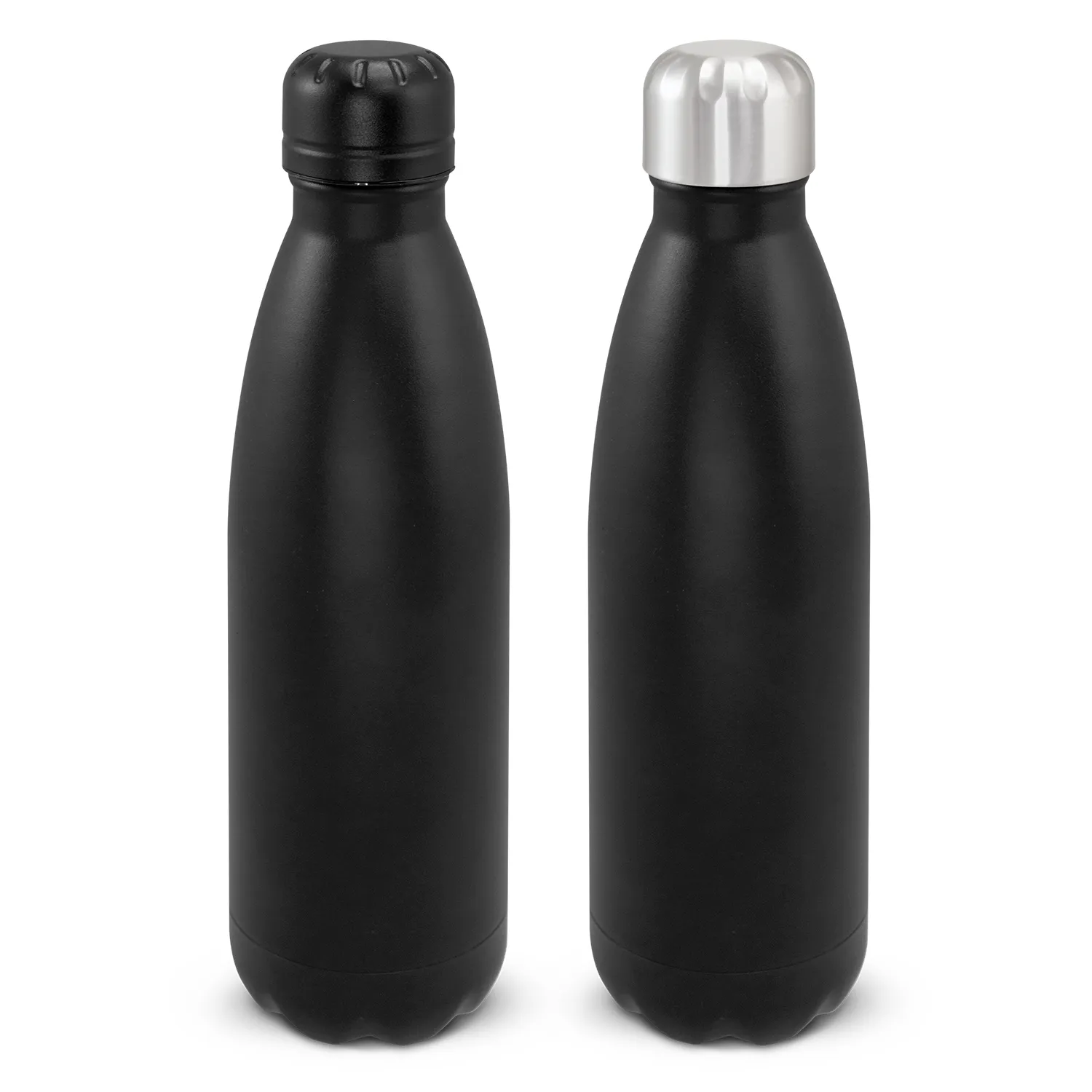 Custom Made Mirage Powder Coated Vacuum Bottle Black Online In Perth Australia