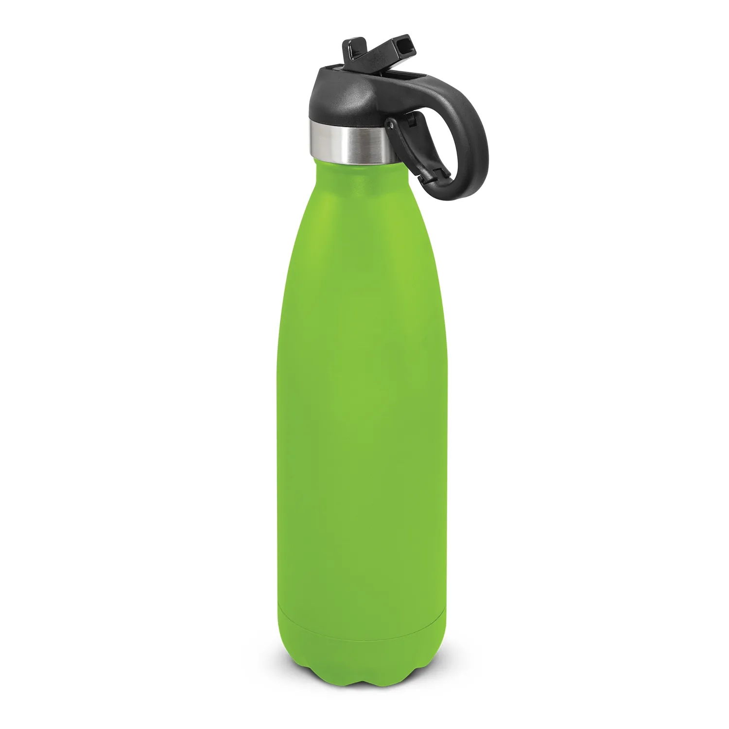 Custom Made Mirage Powder Coated Vacuum Bottle Flip Lid Bright Green Online In Perth Australia