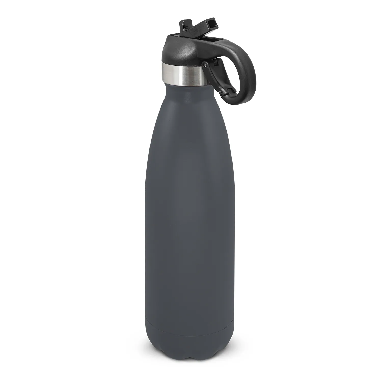 Custom Made Mirage Powder Coated Vacuum Bottle Flip Lid Charcoal Online In Perth Australia