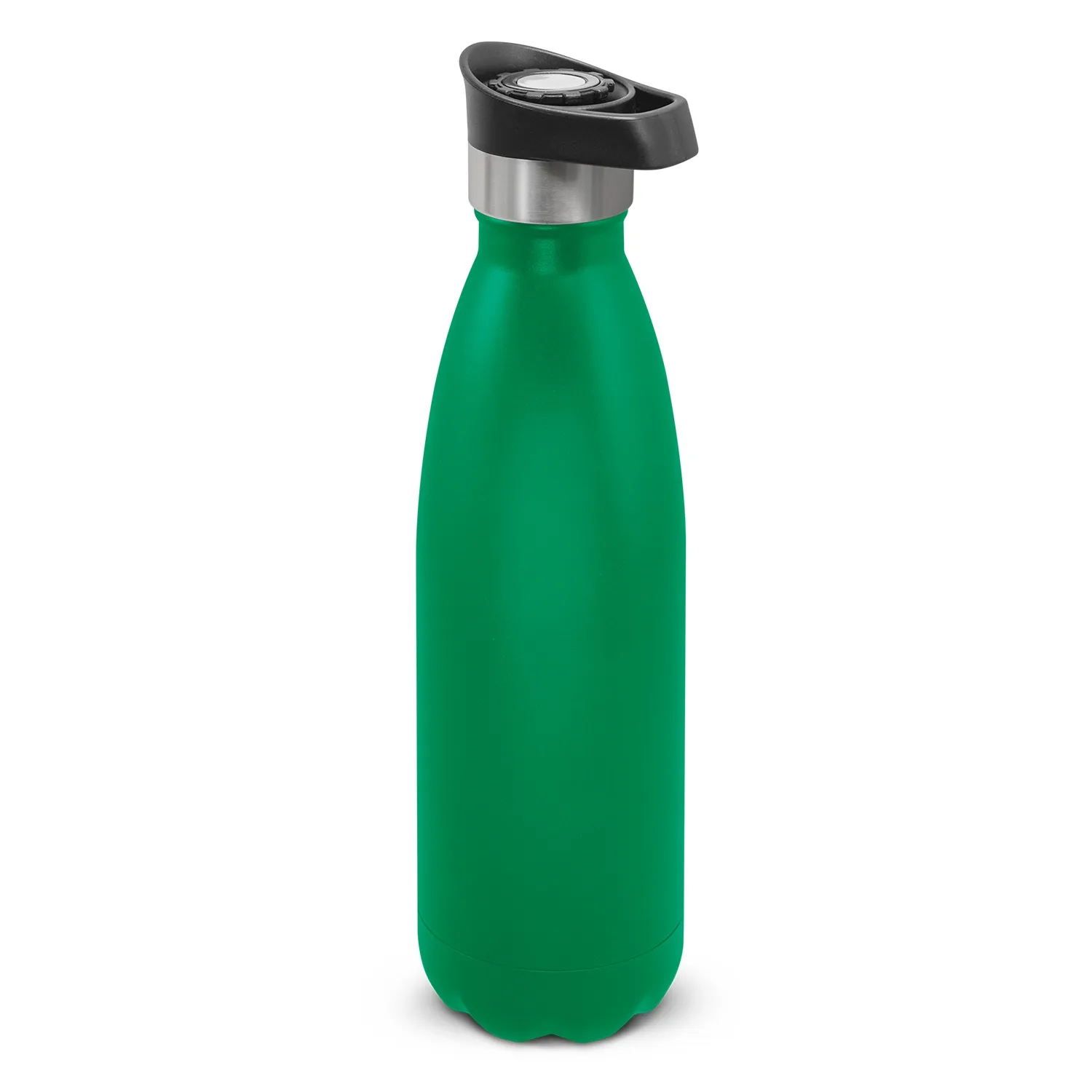 Custom Made Mirage Powder Coated Vacuum Bottle Push Button Lid Kelly Green Online In Perth Australia