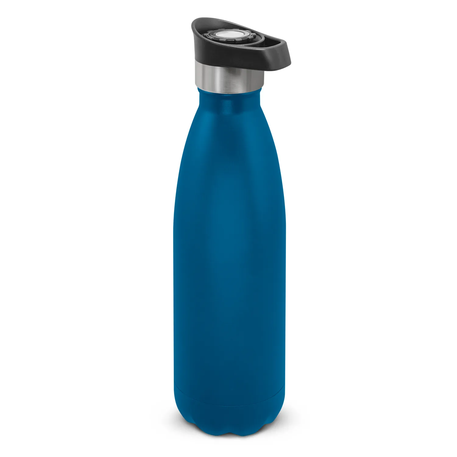 Custom Made Mirage Powder Coated Vacuum Bottle Push Button Lid Royal Blue Online In Perth Australia