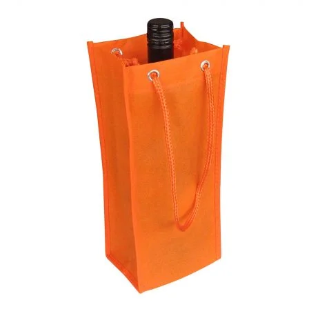 Custom Made Non Woven Single Bottle Bag Orange Online In Perth Australia