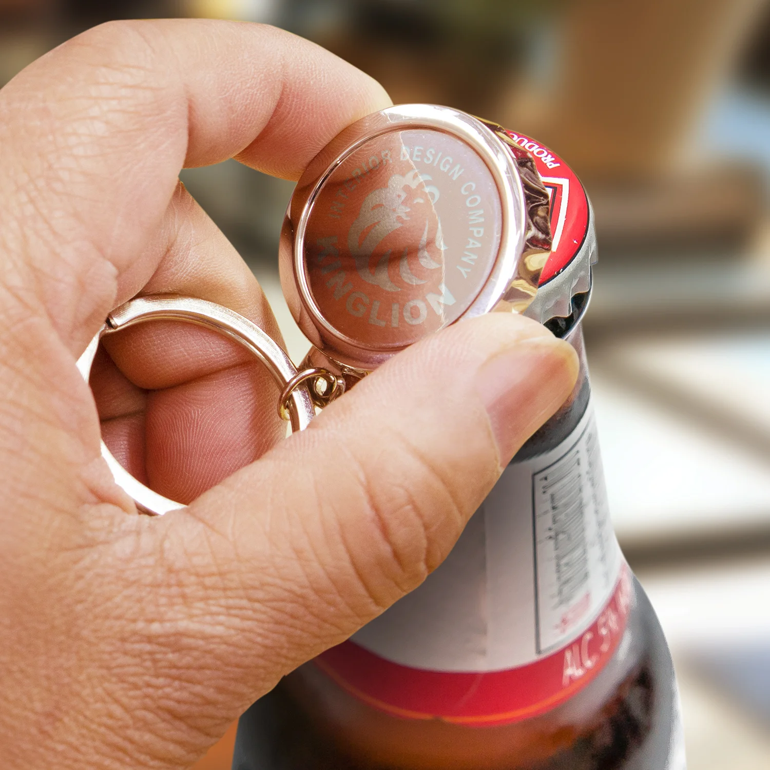 Custom Made Orleans Bottle Opener Key Ring Feature Online In Perth Australia