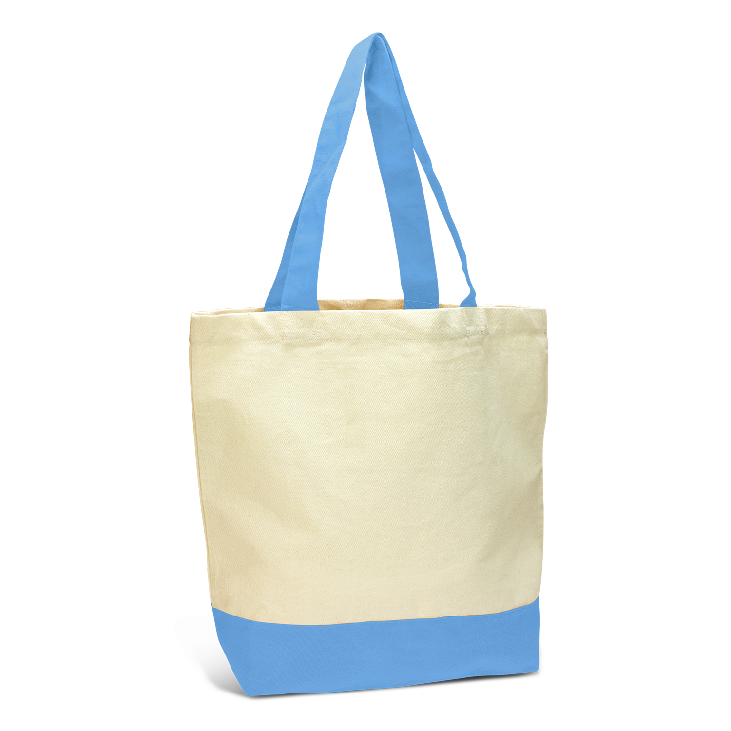  Custom Made Sedona Canvas Tote Light Blue Cotton Calico Bags Online In Perth Australia 