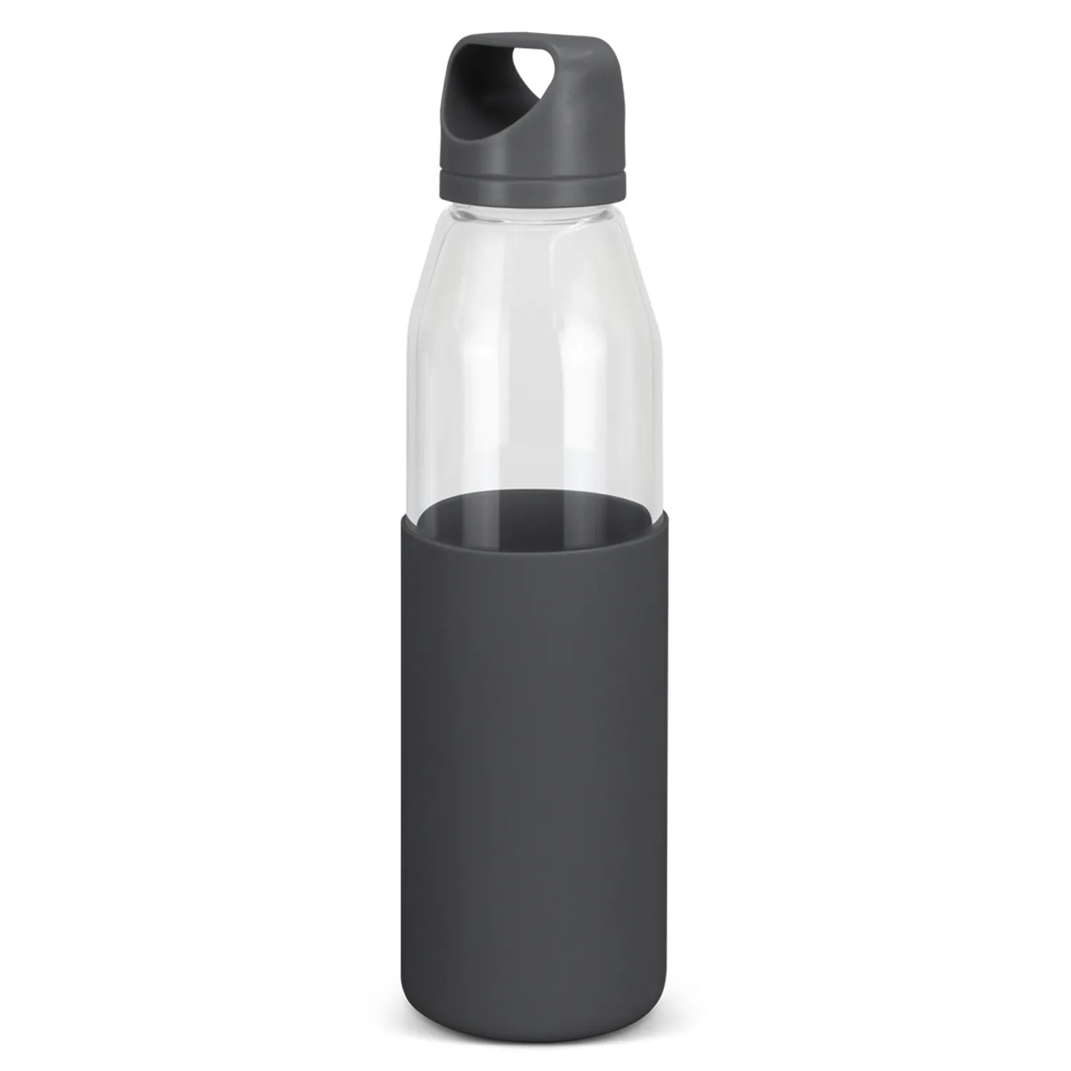 Custom Made Allure Glass Black Gift Tube Drink Bottle Online In Perth Australia