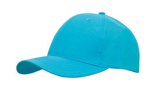 Custom Printed Breathable Poly Twill Cyan Caps 10 Online In Perth Australia