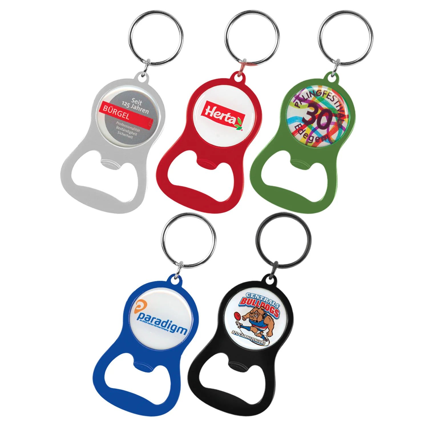 Custom Printed Chevron Bottle Opener Key Ring Main Online In Perth Australia