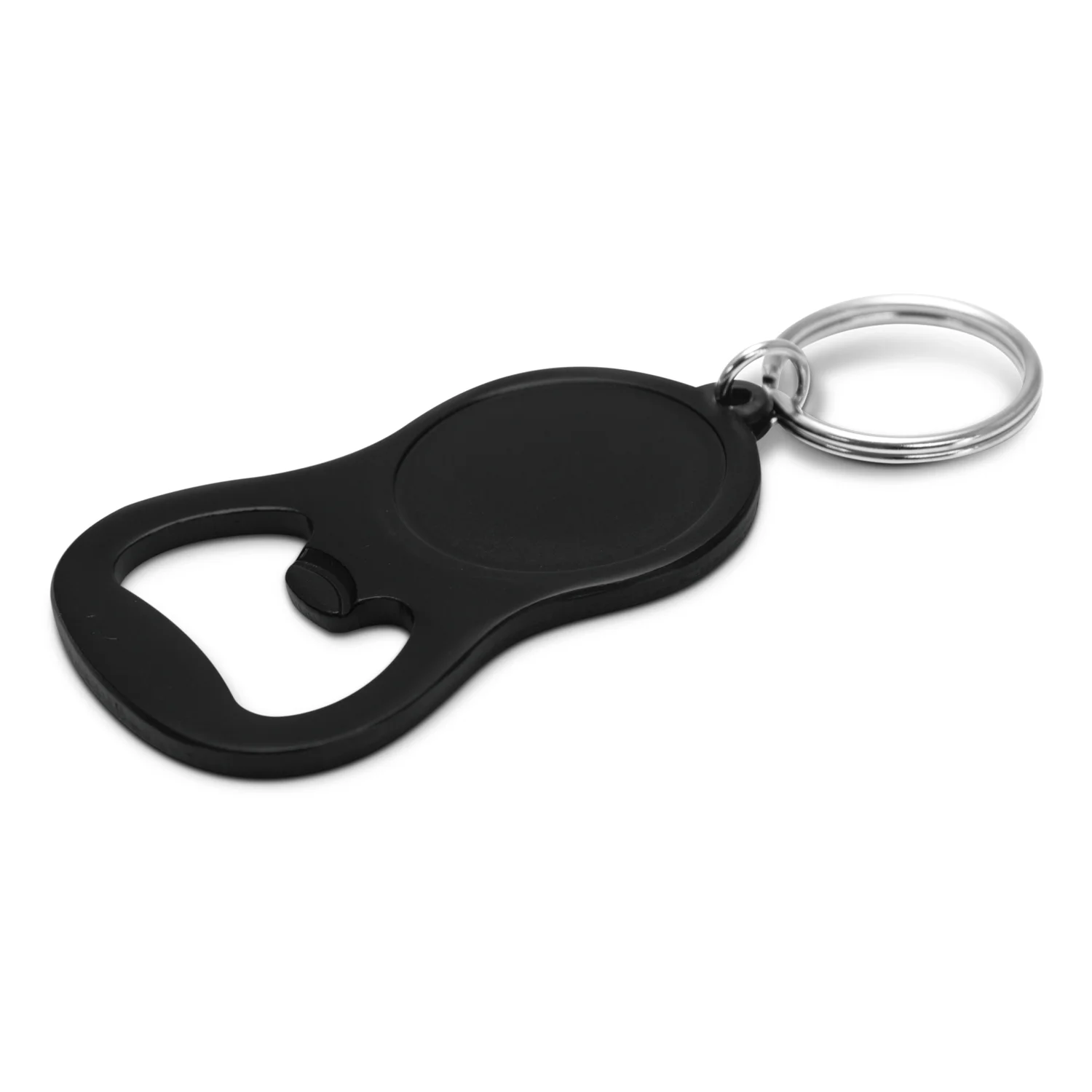 Custom Printed Chevron Bottle Opener Key Ring Matt Black Online In Perth Australia