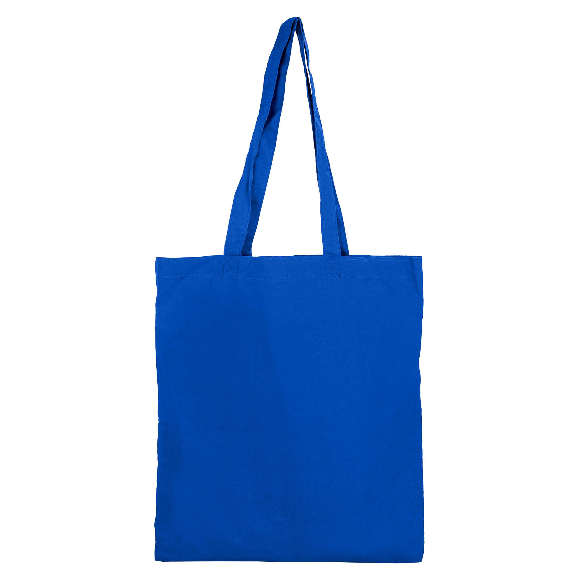  Custom Printed Coloured No Gusset Royal Blue Cotton Calico Bags Online In Perth Australia 