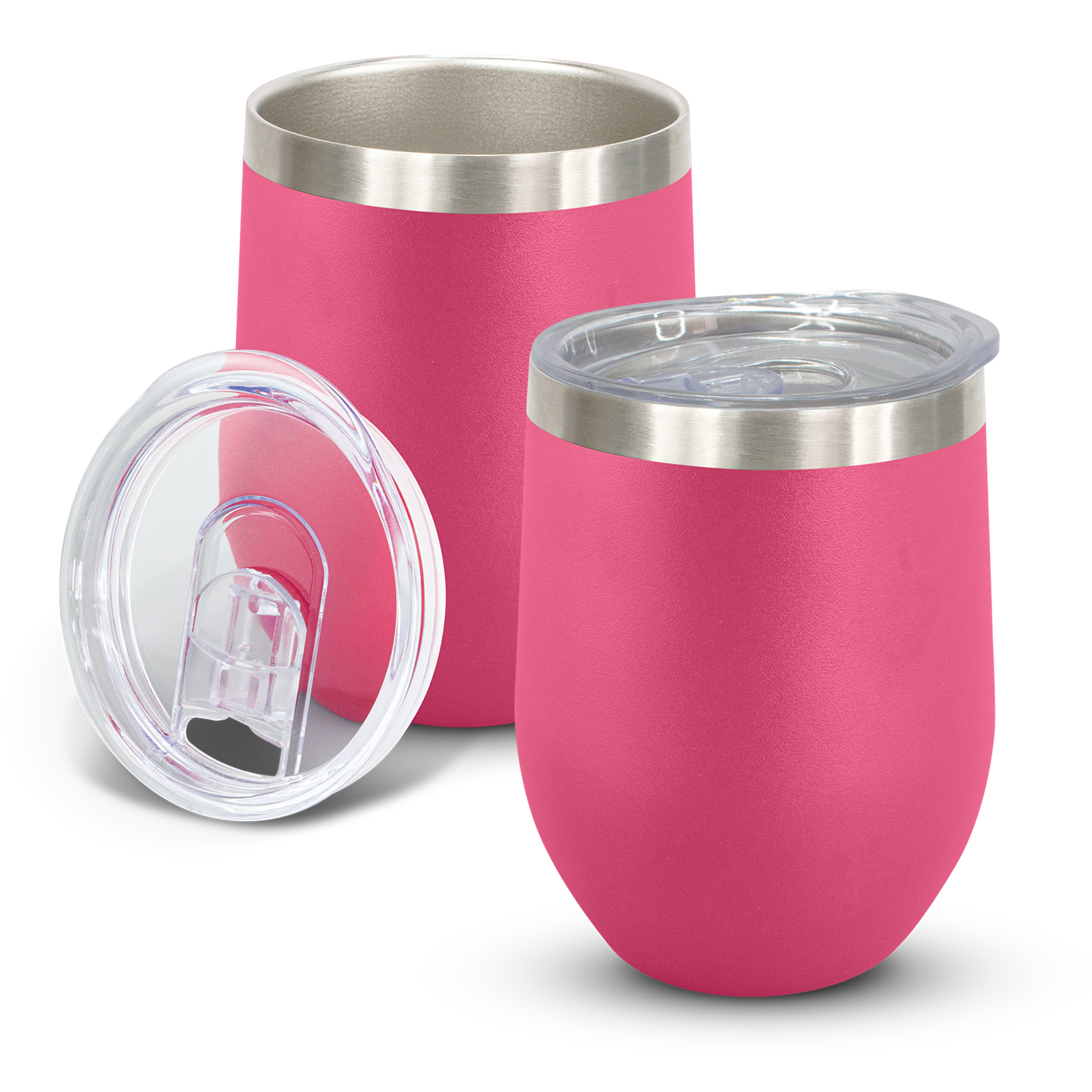 Custom Printed Cordia Vacuum Cup Powder Coated Pink Online In Perth Australia