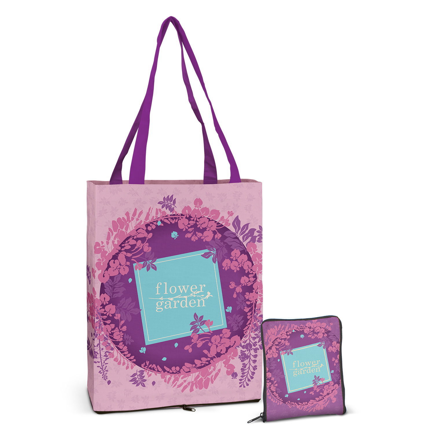 Custom Printed Dallas Compact Tote Cotton Calico Bags Online In Perth Australia 